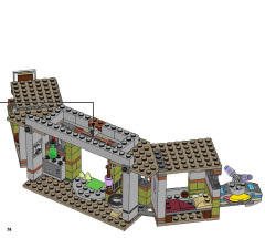 LEGO 70435 instructions page 74 – build guide