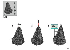 LEGO 70437 instructions page 177 – build guide
