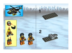 LEGO 7044 instructions page 2 – build guide
