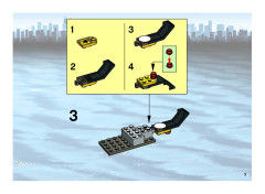 LEGO 7044 instructions page 3 – build guide