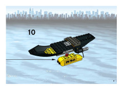 LEGO 7044 instructions page 9 – build guide