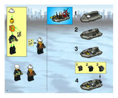 LEGO 7046 instructions page 2 – build guide