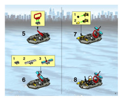 LEGO 7046 instructions page 3 – build guide