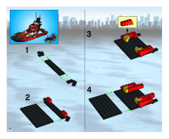 LEGO 7046 instructions page 4 – build guide