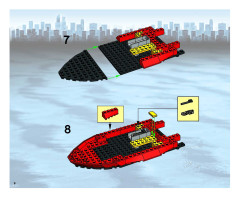 LEGO 7046 instructions page 6 – build guide