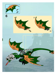 LEGO 7048 instructions page 9 – build guide