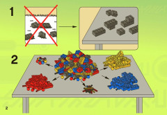 LEGO 7049 instructions page 2 – build guide