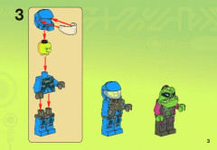 LEGO 7049 instructions page 3 – build guide