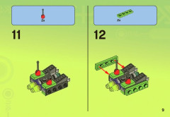 LEGO 7049 instructions page 9 – build guide