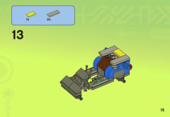 LEGO 7050 instructions page 15 – build guide
