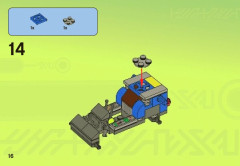 LEGO 7050 instructions page 16 – build guide