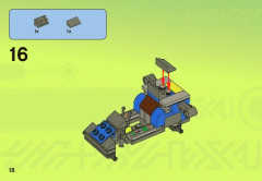 LEGO 7050 instructions page 18 – build guide