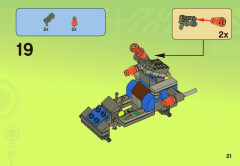 LEGO 7050 instructions page 21 – build guide