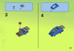 LEGO 7050 instructions page 23 – build guide