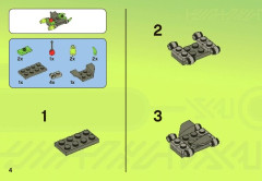 LEGO 7050 instructions page 4 – build guide