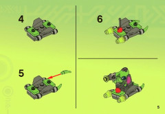 LEGO 7050 instructions page 5 – build guide