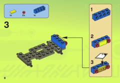 LEGO 7050 instructions page 8 – build guide