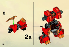 LEGO 70500 instructions page 14 – build guide
