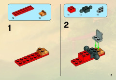 LEGO 70500 instructions page 3 – build guide