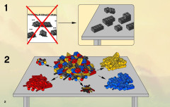 LEGO 70501 instructions page 2 – build guide