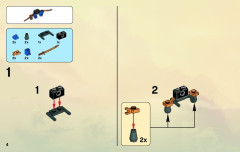 LEGO 70501 instructions page 4 – build guide