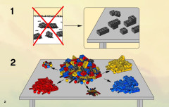 LEGO 70502 instructions page 2 – build guide