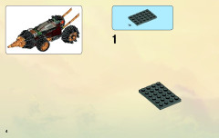 LEGO 70502 instructions page 4 – build guide