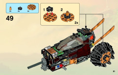 LEGO 70502 instructions page 51 – build guide