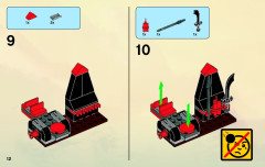 LEGO 70503 instructions page 12 – build guide
