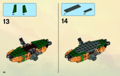 LEGO 70503 instructions page 22 – build guide