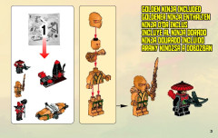 LEGO 70503 instructions page 3 – build guide