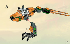 LEGO 70503 instructions page 35 – build guide