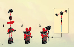 LEGO 70503 instructions page 4 – build guide