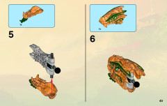 LEGO 70503 instructions page 43 – build guide