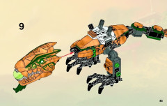 LEGO 70503 instructions page 45 – build guide