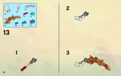 LEGO 70504 instructions page 12 – build guide