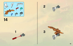 LEGO 70504 instructions page 15 – build guide