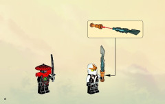 LEGO 70504 instructions page 4 – build guide