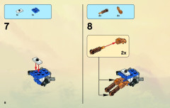 LEGO 70504 instructions page 8 – build guide