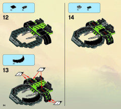 LEGO 70504 instructions page 54 – build guide
