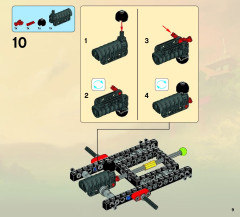 LEGO 70504 instructions page 9 – build guide