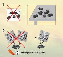 LEGO 70505 instructions page 2 – build guide