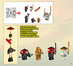 LEGO 70505 instructions page 3 – build guide
