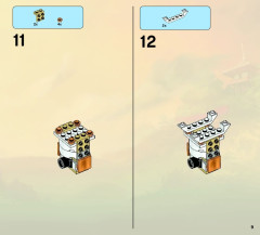 LEGO 70505 instructions page 9 – build guide