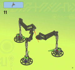 LEGO 7051 instructions page 21 – build guide