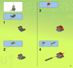LEGO 7051 instructions page 23 – build guide