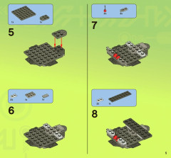 LEGO 7051 instructions page 5 – build guide