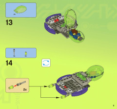 LEGO 7051 instructions page 9 – build guide