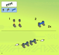 LEGO 7052 instructions page 10 – build guide