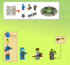 LEGO 7052 instructions page 7 – build guide